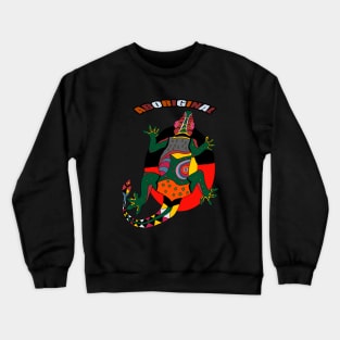 australian aboriginal lizards Crewneck Sweatshirt